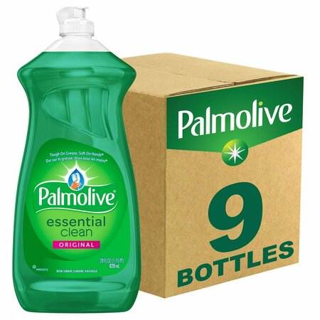 PALMOLIVE Dishwashing Liquid, Fresh Scent, 28 oz Bottle, PK9 US06022A